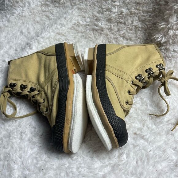 Unisex Hodgman Khaki Tan Steel Shank Caster Wading Fishing Boots19201 M7 W10 - Picture 9 of 12